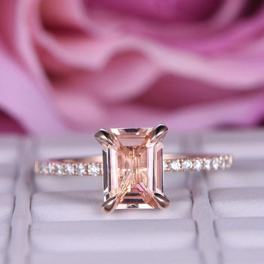 Fashion ring - Rose stone